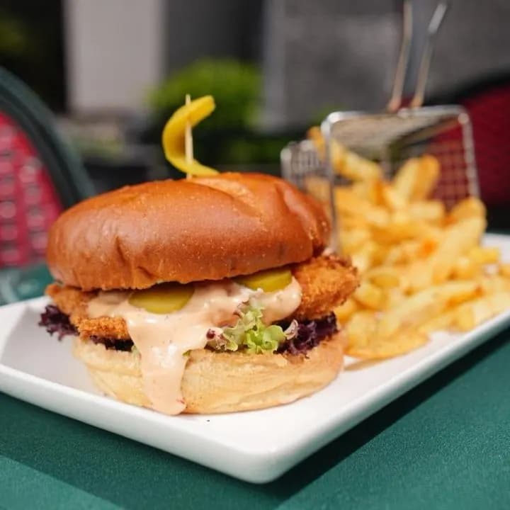 Chicken Fried Burger