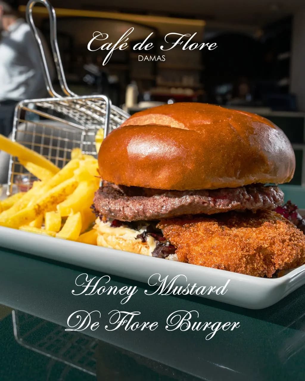 Honey Mustard de flore Burger