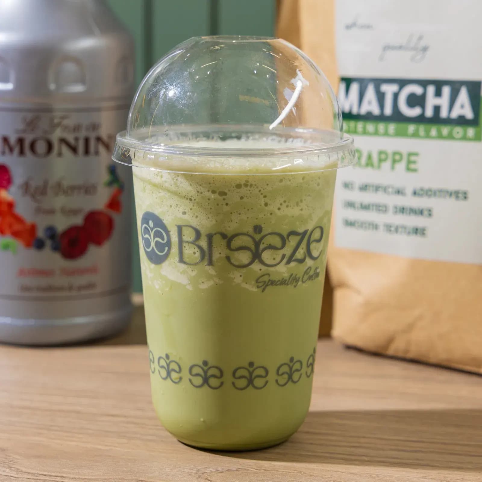 ICED MATCHA FRAPPE REDBERRY