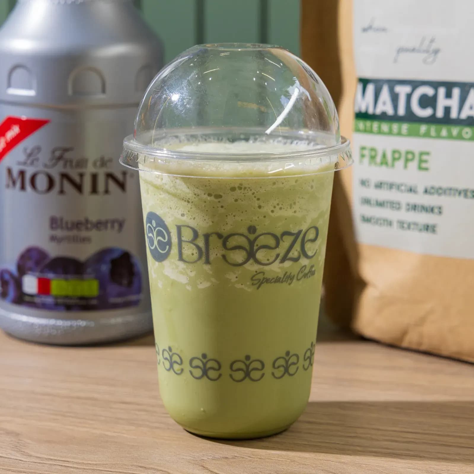 ICED MATCHA FRAPPE BLUEBERRY