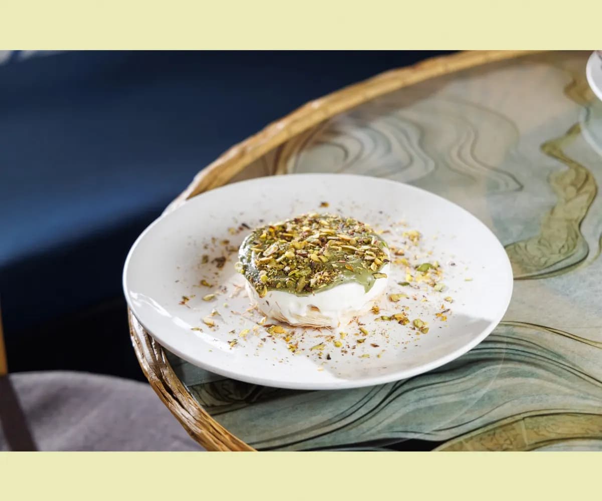 كنافة بوظة وفستق
