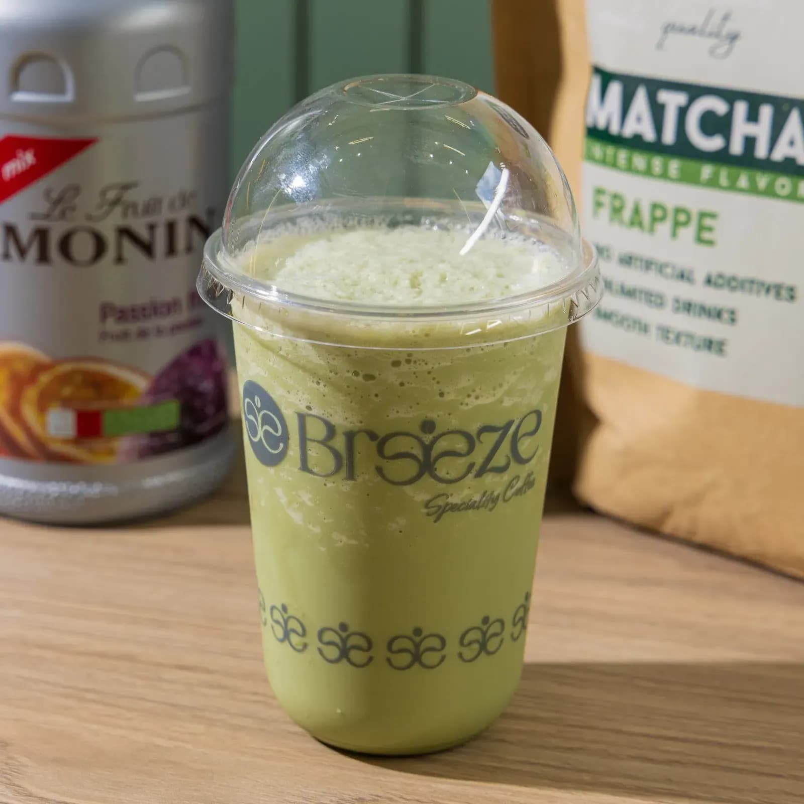 ICED MATCHA FRAPPE PASSION FRUIT